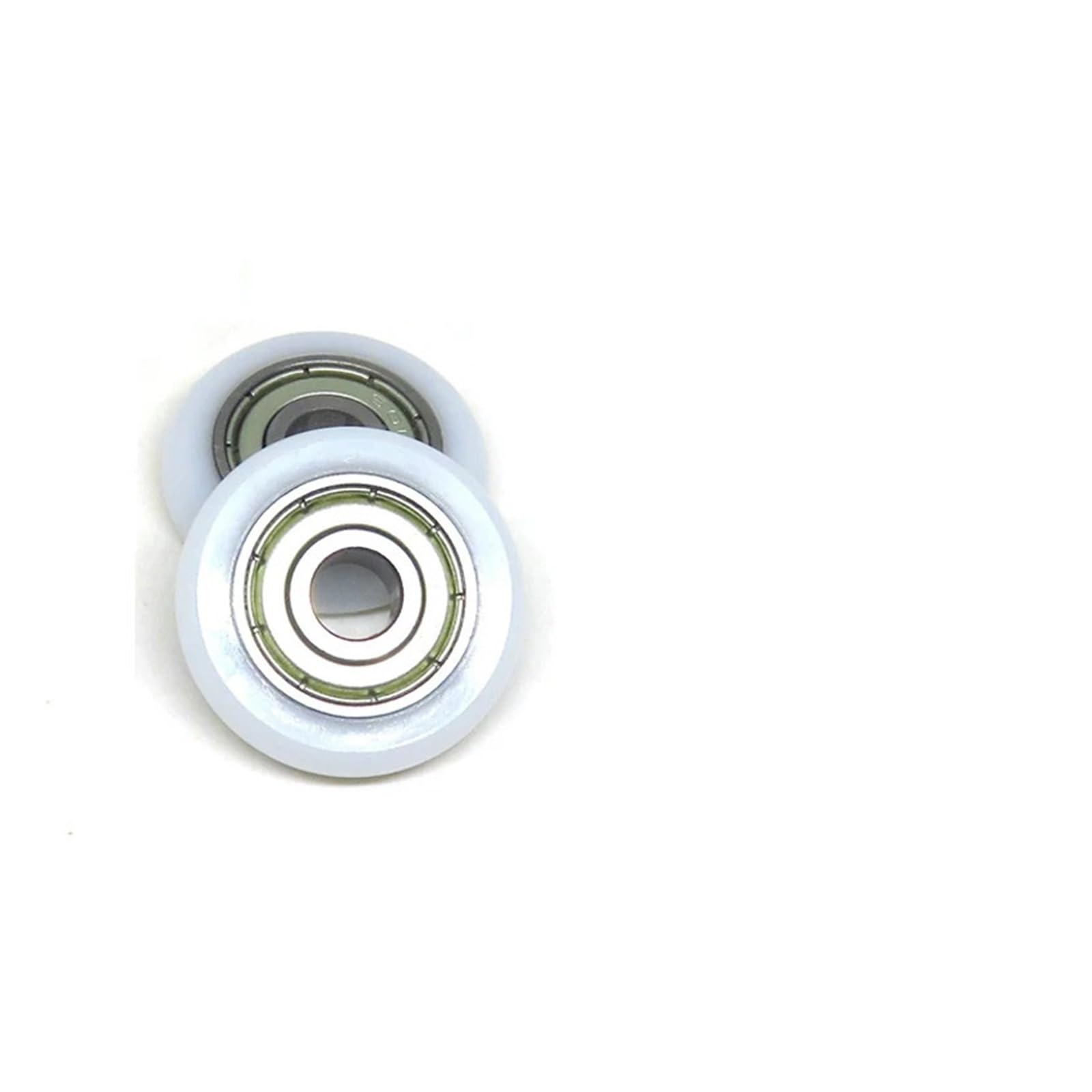 Sfjsfimq One Color 4 Pieces 8Mm Inner Diameter 22Mm Diameter Pom Coated Round Roller Bsr68822-7 8X22x7 Mm Plastic Bearing Wheel Rowing Machine Furniture Pulley(Bsr60624-6 6X24x6)