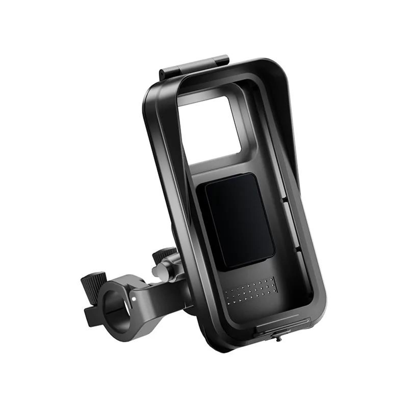 Support Téléphone Vélo Moto IP67 Étanche Design Double Tube ABS Anti-Buée Terrain Montagneux Fixation Sécurisée Stand