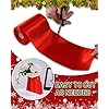 FAKILO Red Satin Ribbon 4 Inch x 22 yd Wide Thick Ribbon for A Grand ...