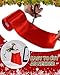 FAKILO Red Satin Ribbon 4 Inch x 22 yd Wide for Grand Opening Business Cuttings Ceremony Bow Christmas Festival Decor