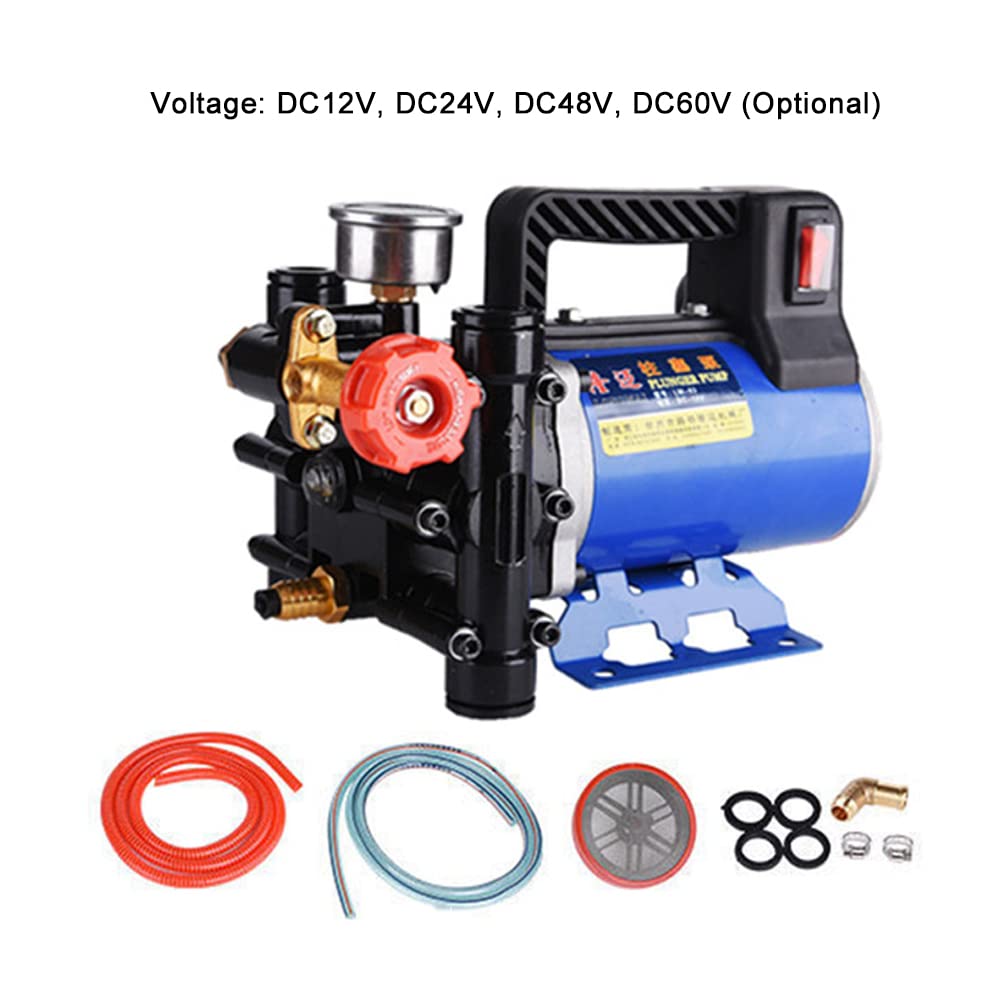 Piston Pump,Pompa elettrica a pistone a doppio cilindro Pompa ad alta pressione per giardino Spruzzatura Strumenti per l'irrigazione Autolavaggio Dispositivo di irrigazione agricola
