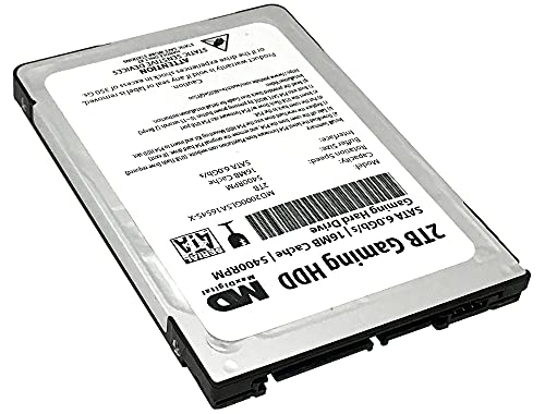 Image of MaxDigitalData (MD2000GLSA1654S-PS) 2TB 5400RPM 8MB Cache (7mm) SATA 6.0Gb /s 2.5inch Gaming Hard Drive (for PS4) - 2 Year Warranty
