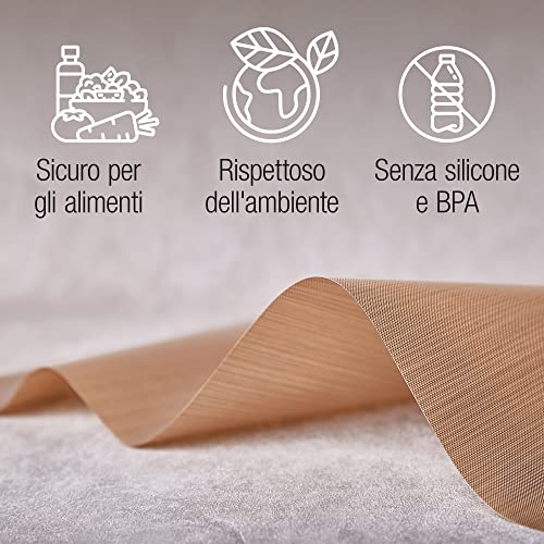 AMAZY Sacchetti da Forno per Toast riutilizzabili (Set di 10) - Carta da Forno Ecologica Premium, Resistente al Calore, antiaderenti e Lavabili in lavastoviglie (3Xsacchi per Toast, 16x16,5 cm)