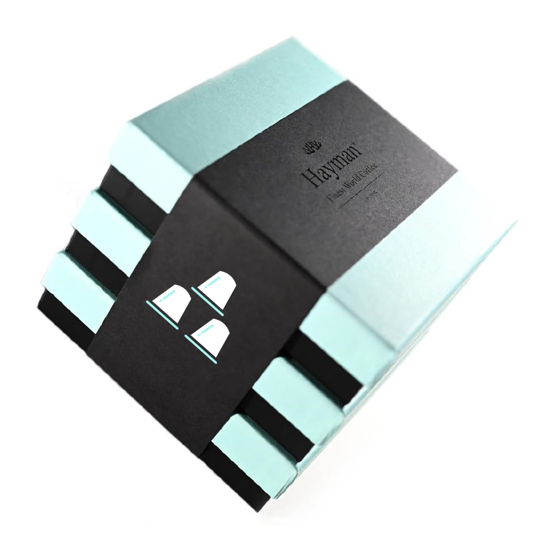 Hayman, The 3 Geishas Coffee Gift Set, Geishas From Panama + Costa Rica + Nicaragua, Coffee Pods For Nespresso Original Line, 3 Boxes With 20 Pods Of Each Variety (60 Capsules Total)