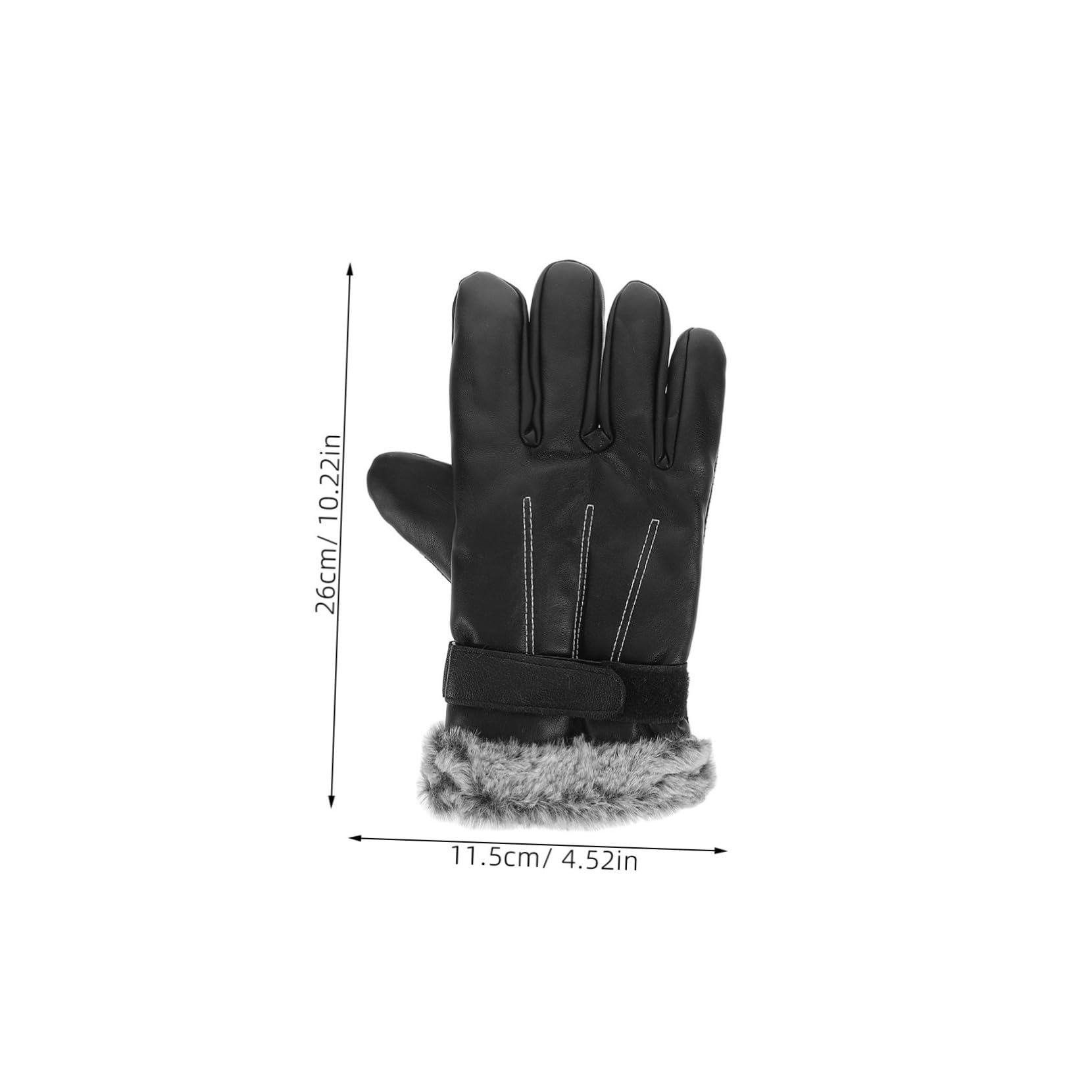 FUNOMOCYA Waterproof Gloves for Men Thermal Winter Gloves Touch Screen Ideal for Skiing Hiking and Outdoor Activities