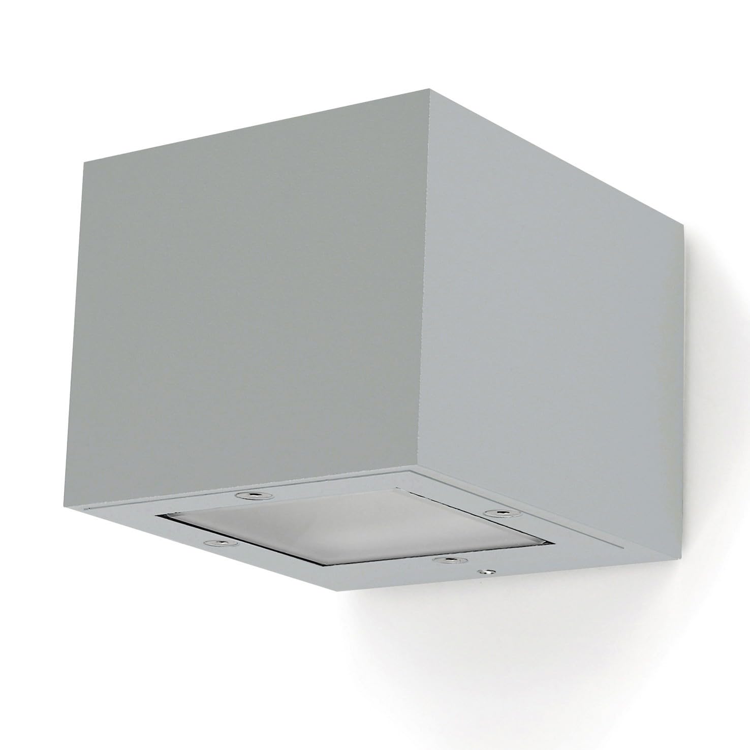 Dopo ISORA - Applique quadrata b/e g9 grigio