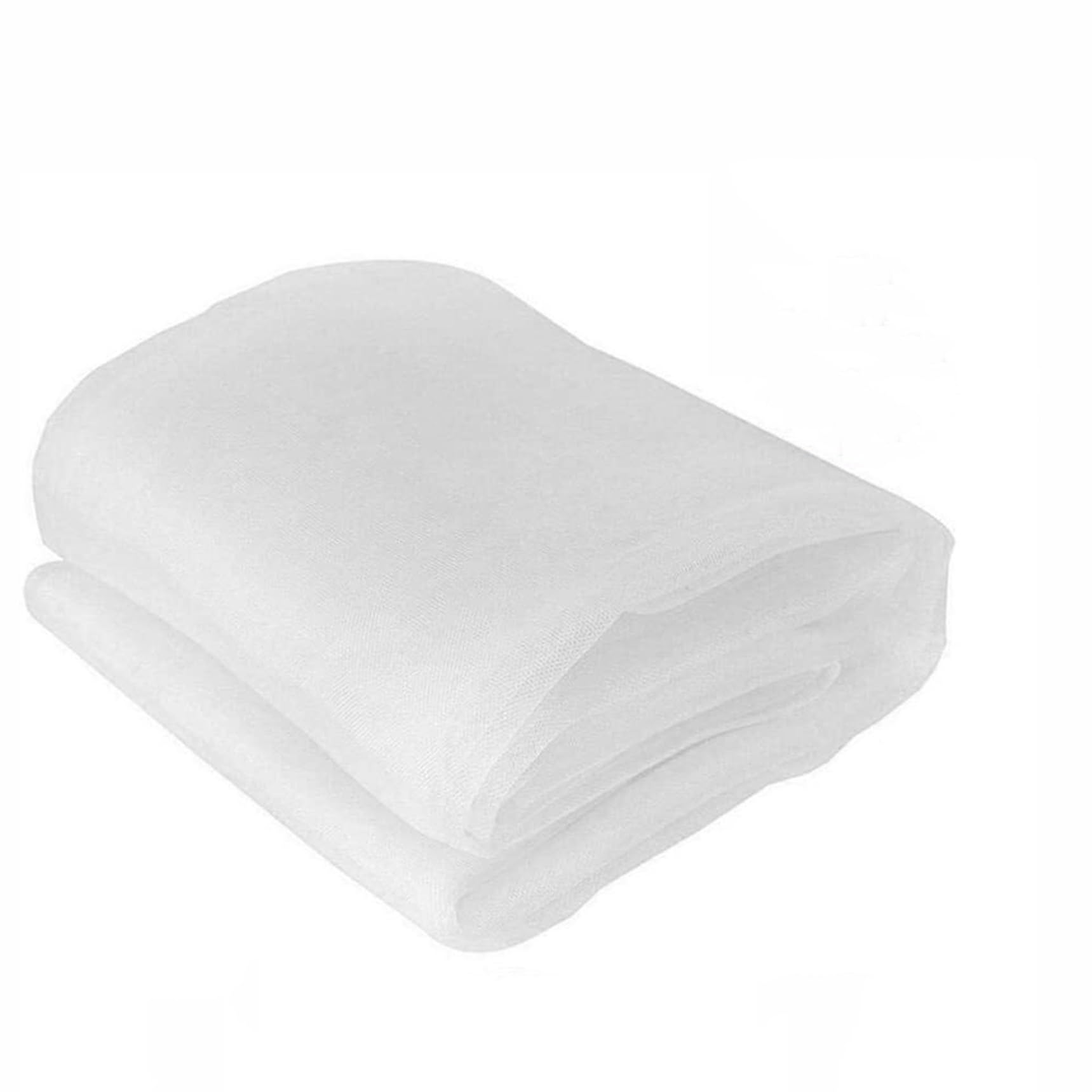 Filet Anti Insecte, Jardin Filet Potager Contre Oiseau Grow Tunnel Protection Plantes Maille Fine pour Fleurs Fruits légumes Cultures, Blanc(2m x 10m)