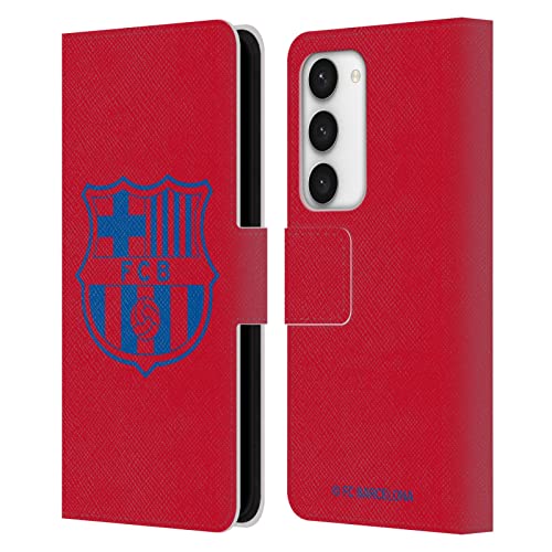 Funda de cuero FC Barcelona para Samsung Galaxy S23 5G con tarjetero