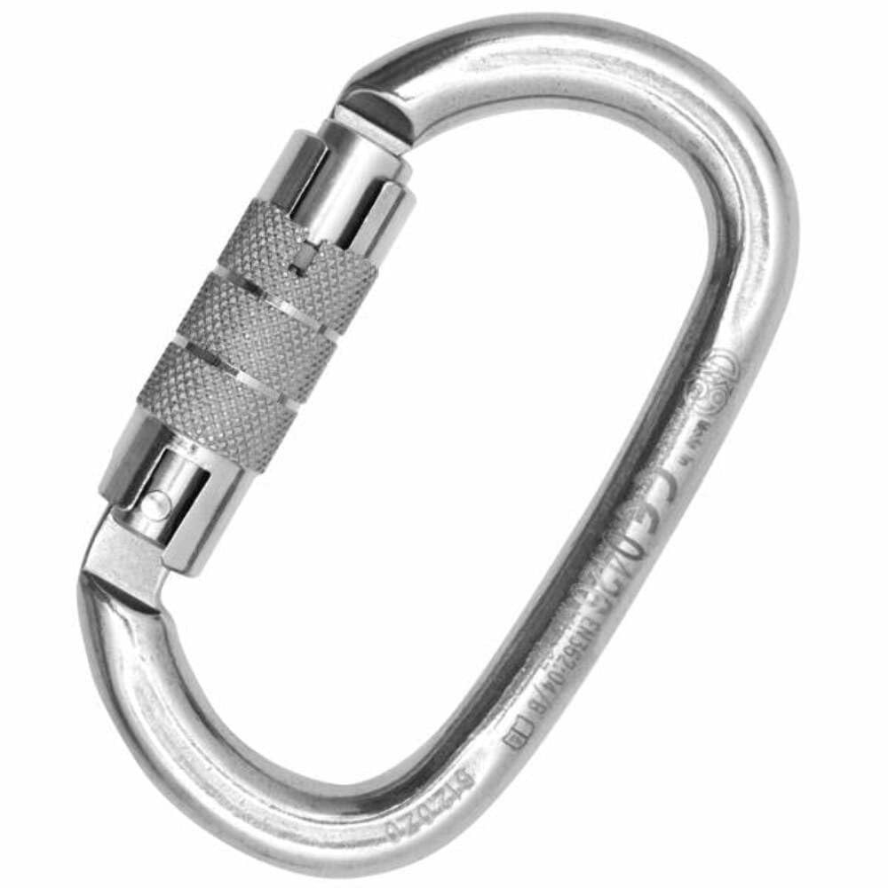 Desconocido Kong Mousqueton Ovale en Acier Inoxydable pour Adulte Unisexe Argenté Taille Unique