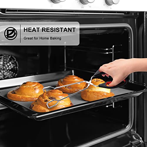 D Scissor Tongs For Cooking, Metal Kitchen Tongs 11 Inches, Long Tongs For Grilling, Food, Barbecue, Heavy Duty Serving Tongs For Buffet #TOP4