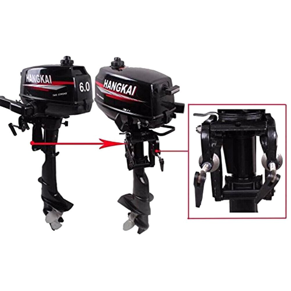 Motore fuoribordo 6HP 102cc 2 tempi lega alluminio CDI per barche e pesca