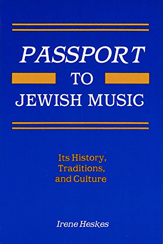 Livre de musique juive Passport to jewish music pour comprendre l'histoire