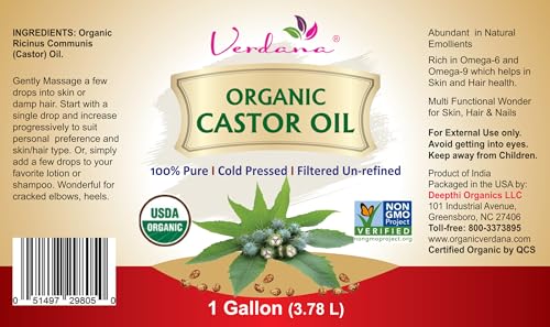 Unlock the Secrets of Verdana Organic Castor Oil: Your Ultimate Guide to Beauty and Wellness in a Gallon!