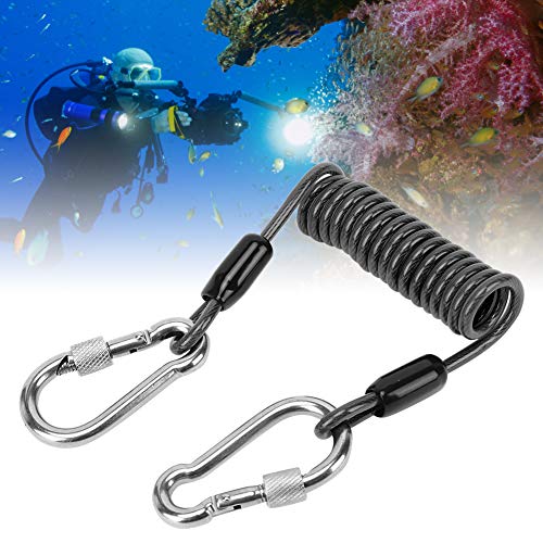 Hebilla de acero inoxidable para evitar pérdida de cámara de buceo 4
