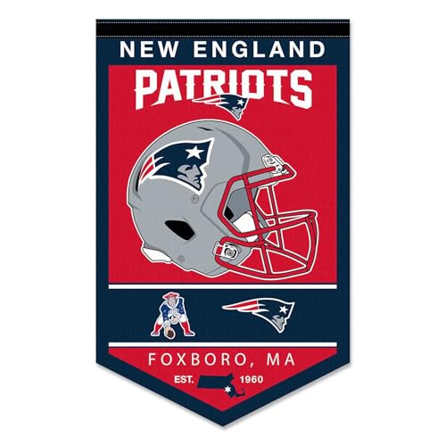 New England Patriots Heritage History Banner Pennant