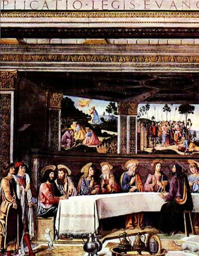 La Cène de Cosimo Rosselli impression art mural graffiti 60x90cm