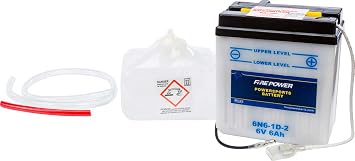 Fire Power Battery W/ACID Compatible With Kawasaki KE 100 1979-2001