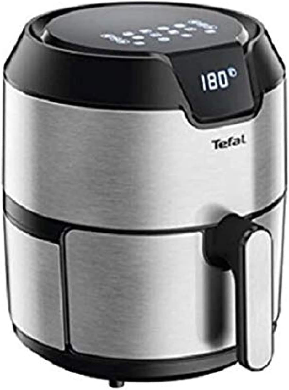 TEFAL Easy Fry Digital Interface 4.2 L Oil-less Fryer, Silver, Metal/Stainless Steel, EY401D27