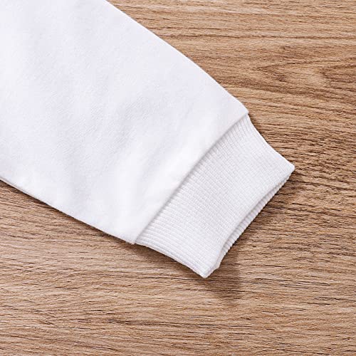 Moletom com capuz para meninos com letras impressas tops manga longa pulôver de lã cor sólida versát