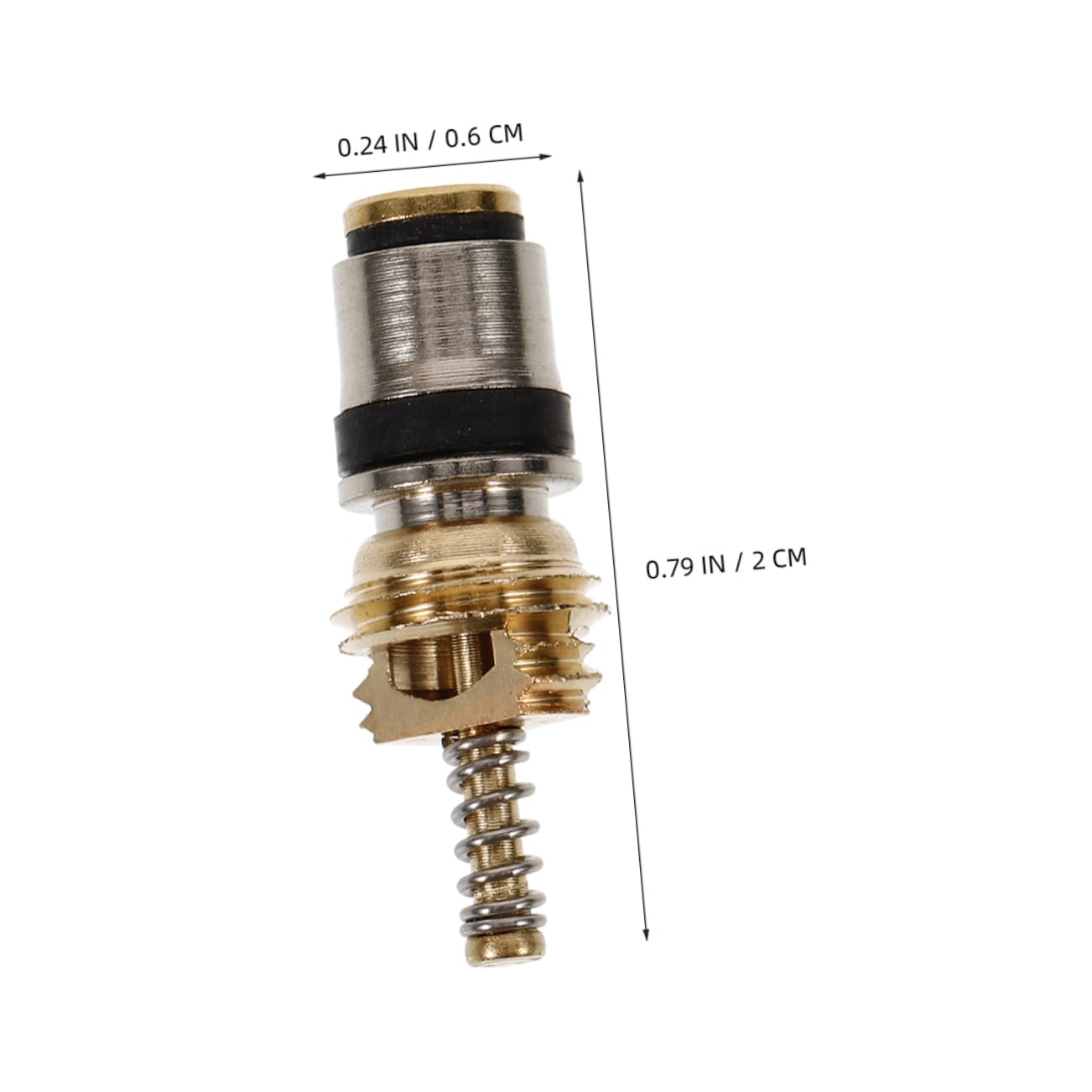 Anneome 10 pezzi Valvole Core per Sistemi Condizionamento Auto Facile Installazione Compatibile con Vari Controllo Della Pressione Materiali Resistenti e Affidabili