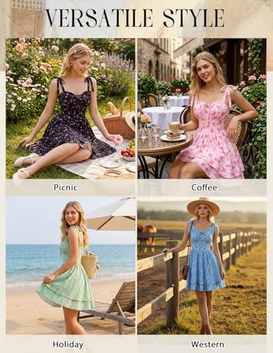 Image of Scarlet Darkness Floral Mini Dress for Women Corset Graduation Sundress