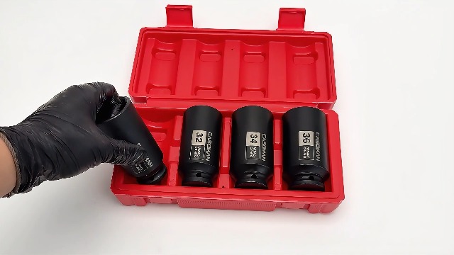 CAPiTA バードオブアフェザー142cm UNIONビンディング2点セット CASOMAN 1/2-Inch Drive Deep Spindle Axle Nut Impact Socket Set,12