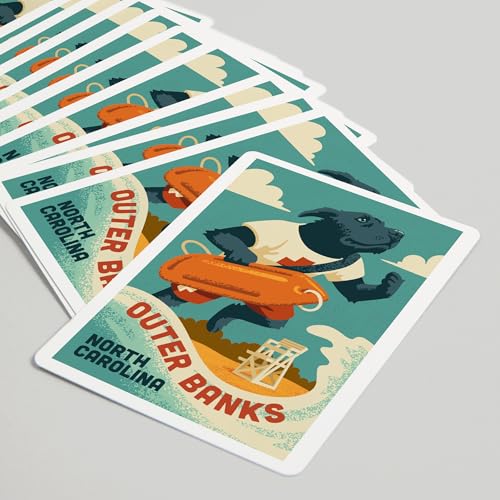 Baraja de Poker Lantern Press Outer Banks 52 Cartas miniatura 5