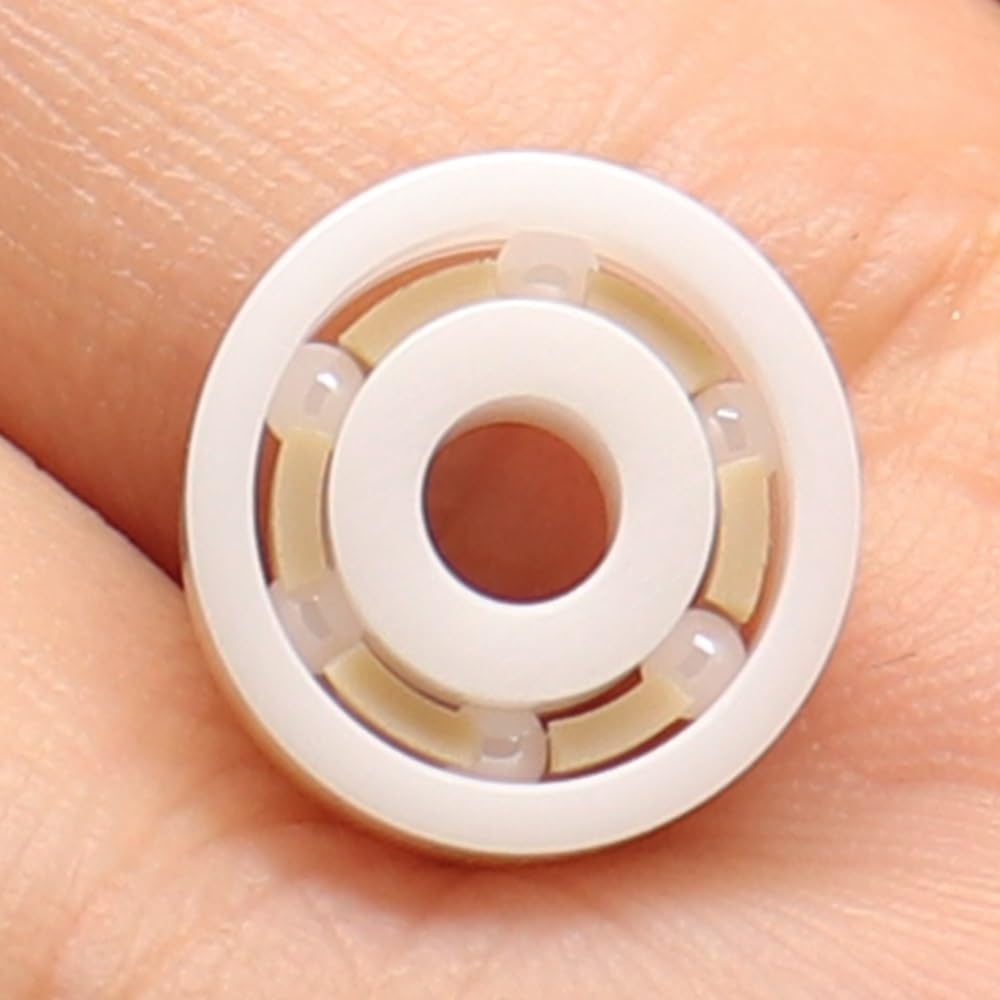 HYRBNSDLK 2PCS Full ZrO2 Ceramic Ball Bearing MR84 4x8x3 MM ABEC-9 ZRO2 Zirconia Ocean Fishing Reels Miniature Bearings