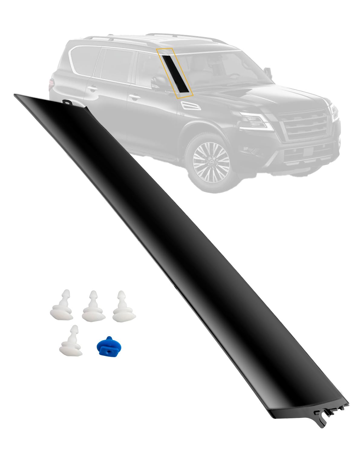 しあら様 Amazon.com: A-Pillar Trim Molding Windshield, Front