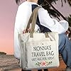 WCGXKO Nonna Gift For Grandma From Grandchildren Nonna Travel Gift Grandmother Tote Bag (NONNA TB) #5