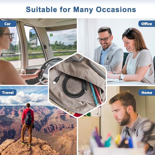 Tobfit USB-C-Ladekabel für Garmin Instinct Solar/Tactix Charlie/Delta - Kompatibel mit Surf Edition und Tactical