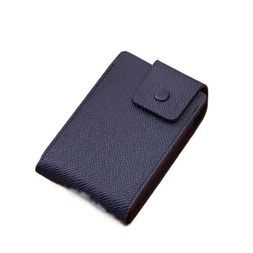 [EKLMCFS] �A�V�����e�B�W�� Tri-fold Short Women Wallets with Coin Zipper Pocket Frosted Soft Leather Ladies Purses Small Wallet(Blue)