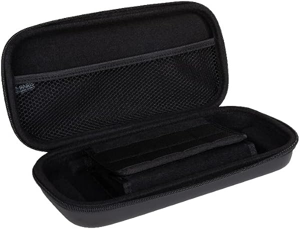 Konix PSG Housse de Protection et Transport pour Consoles Nintendo Switch, Switch Lite et Switch OLED - Rangement 8 Jeux - Bleu Marine et Rouge - 3
