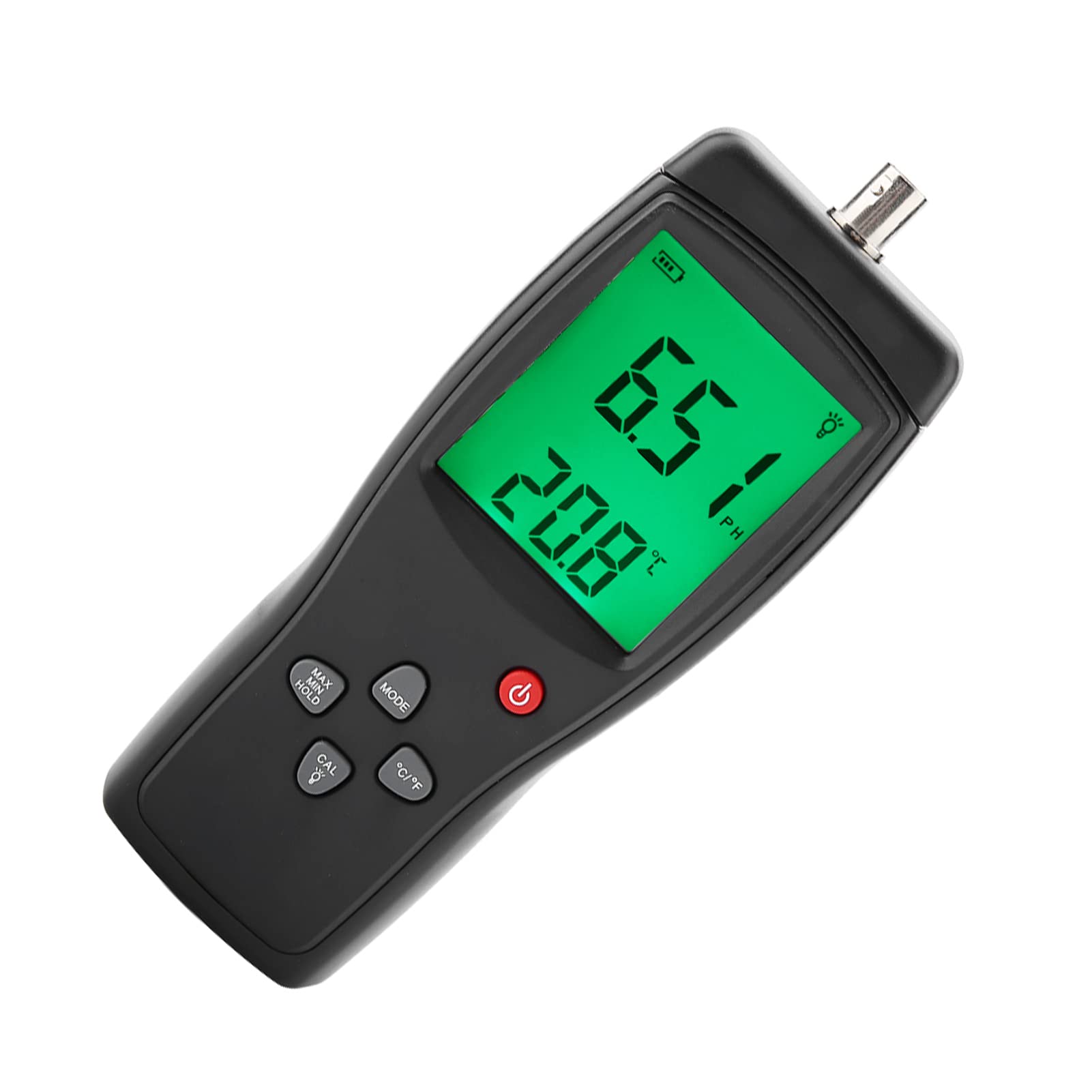 AS218 Hochwertiger Digitaler PH-Meter-Tester für Präzise PH-Messung für Wissenschaftliche Labore, mit Großem LCD-Display, Batteriebetrieben, für Studenten und Profis