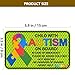 3-Pack Child with Autism On Board Car Magnets- Autism Awareness Accessories for Car, Truck, SUV Bumper, 5.9 x 3.5 Inch Bright Reflective & Durable
