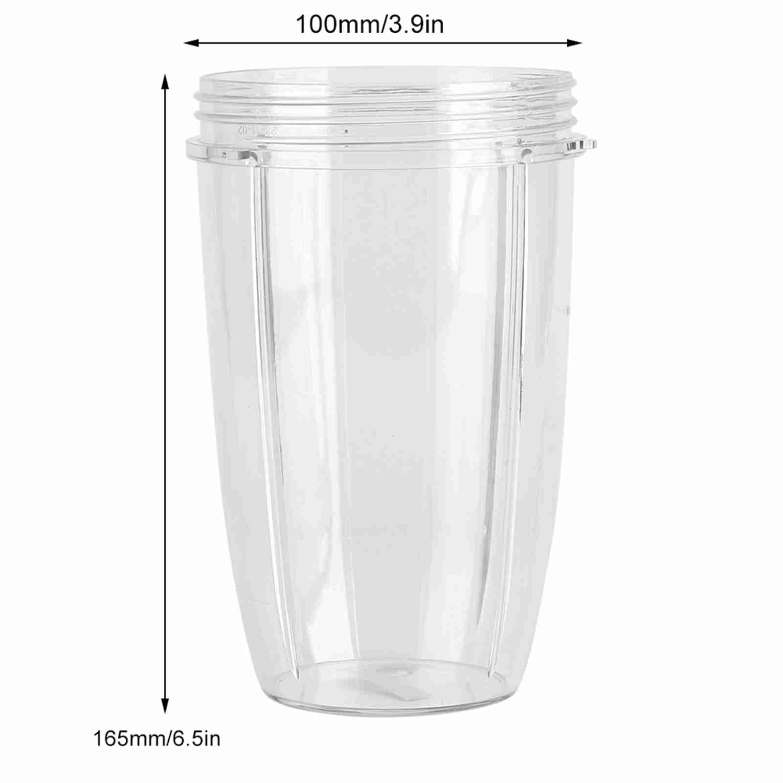EVGATSAUTO Top Cup Juicer Cup Replacement, Juicer Cup, Top Cup BPA Plastic Mug for 900W Extractor, 3 Different Capacity, Dishwasher (24 OZ)