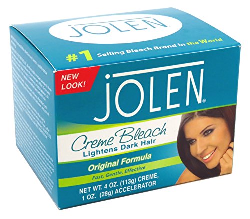 Jolen Creme Bleach Regular Lightens Excess Dark Hair 4 Ounce (118ml) (6 Pack)