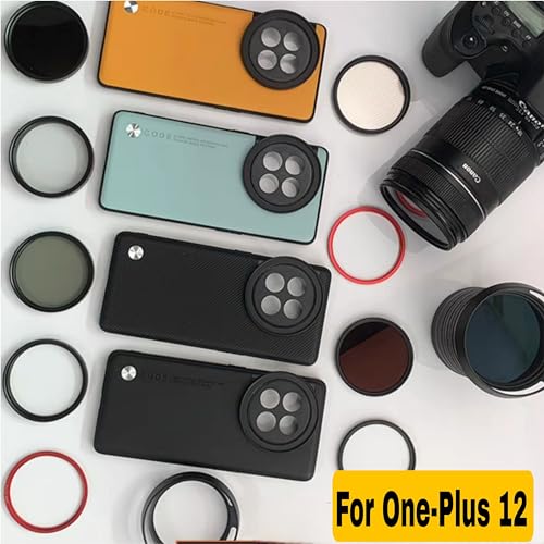 Image of GetZget Nd Filters Lens Compatible with oneplus12, iPhone 14 /15 pro & pro max, Xiaomi 14 Mobile Cover, DSLR Camera (CPL Filter, 58mm)
