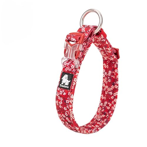 Truelove Collar Floral para Mascotas, el Mejor cojín Acolchado y cómodo, Camuflaje y Hebilla Ajustable Segura, Conveniente para para Perros pequeños/medianos/Grandes TLC5273 Cover