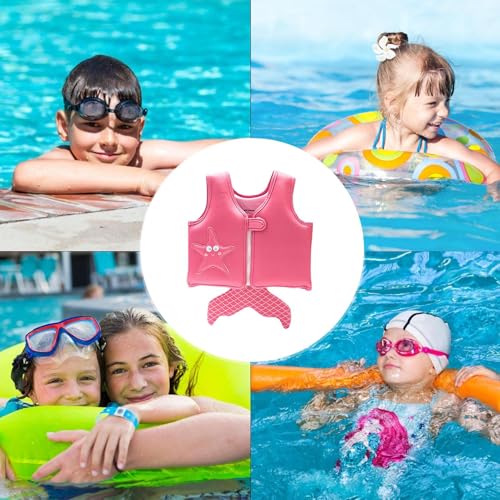 Swim Vest for Kids, Double-Layer Kids Float Jacket 30MM Filling Sponge, Swim Vest for Toddler 3-5, Baby Pool Floating Pad for 20-50 Pounds, for Swimming Training, Kayak, Boating