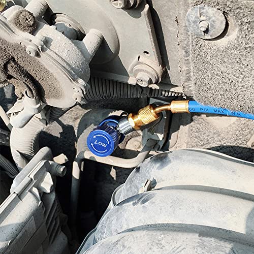 Kit adaptador y válvula para carga AC R134a miniatura 6