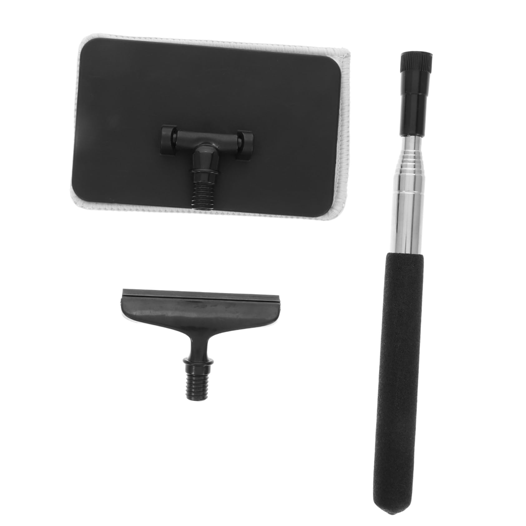 PRETYZOOM Car Rear View Mirror Wiper Telescopic Squeegee Alternative Windshield Cleaning Tool Rearview Mirror Accessories