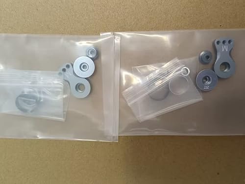 2 Sets Aluminum M(18Mm) 25T Adjustable Servo Saver Servo Arm For Trx-4 Axial Scx10 1/10 Rc Cars Helicopter Model Boat Upgrade Parts(Titanium) #TOP7