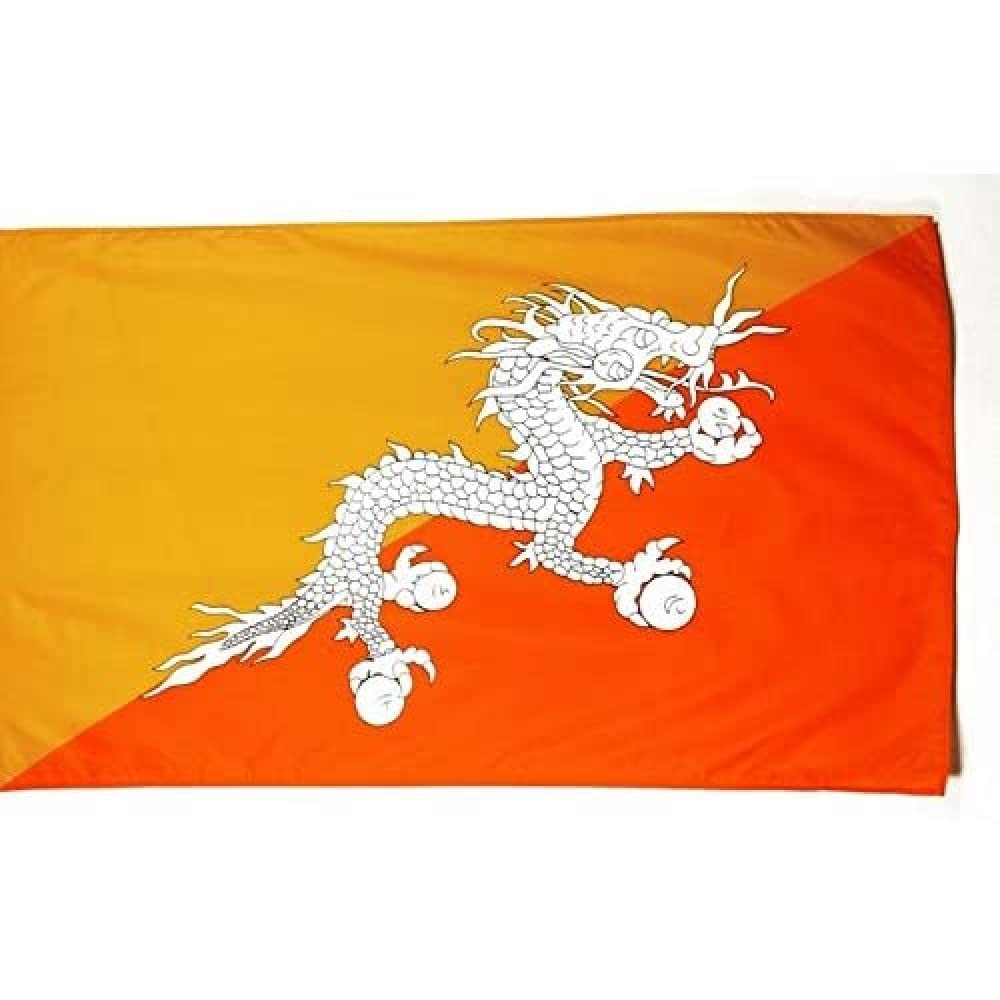 Drapeau Bhoutan 250x150 cm idéal pour décorer vos grands événements extérieurs