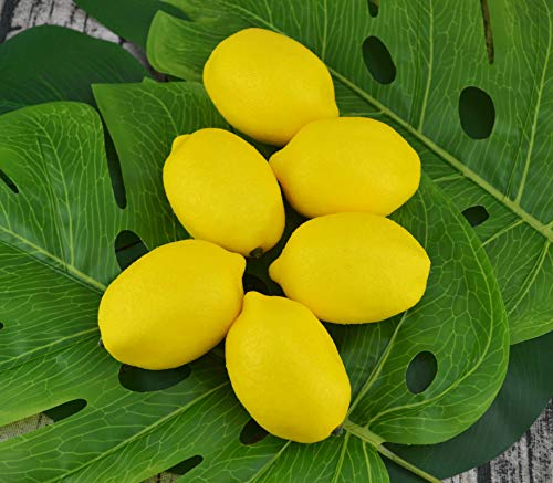 image for JEDFORE Artificial Lemons Simulation Lifelike Small Lemons Fake Fruit 