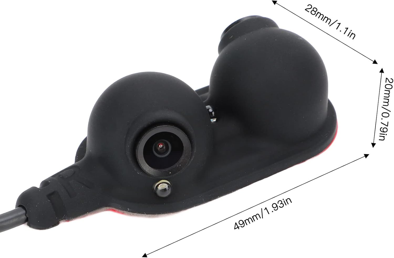 Blind Spot Mirrors Car Door Side View Blind Spot Camera Night Vision IP68 for Truck RV Van Trailer Emergency Vehicle(Right)