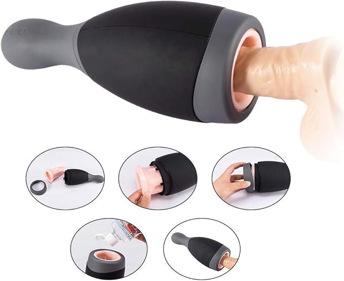 Vibrador, masturbador automático para los hombres realista la ...