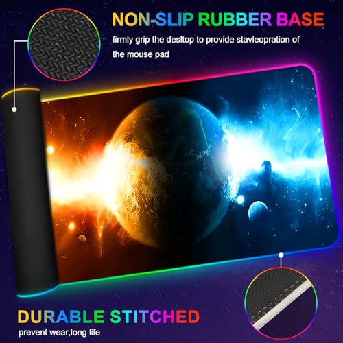 ARTSO RGB Gaming Mouse Pad Large