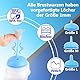Gufastoe Haustier Aufzuchtflasche, mit Fütterungsnippel und Spritzen Kätzchen Welpen Flaschen für Still Kit für Welpen Hund Katze oder andere Neugeborene Haustiere,15 Stück (Blau)