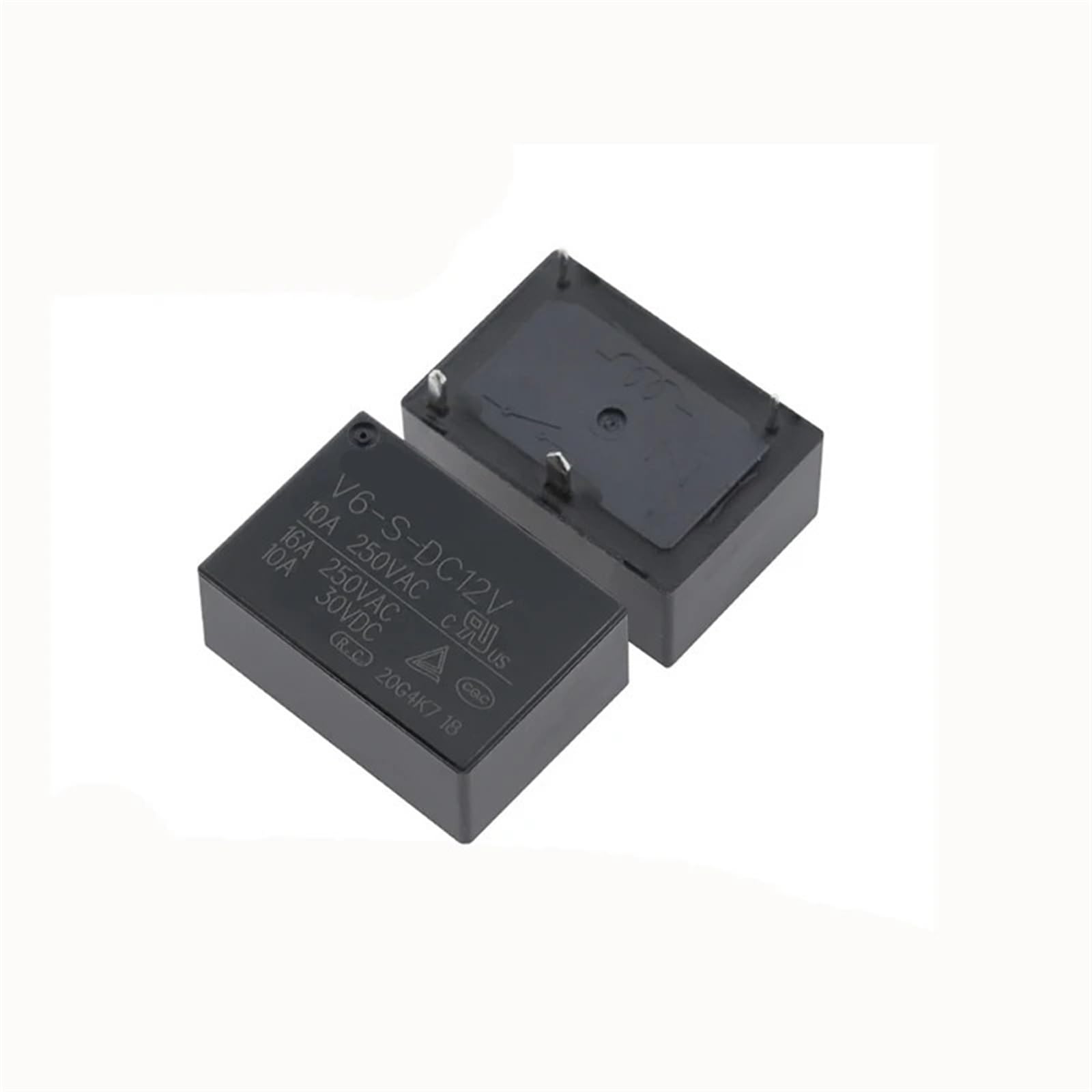 Relais 12V V6-S-DC12V 16A commutation haute performance 4PIN lot de 10 - 2